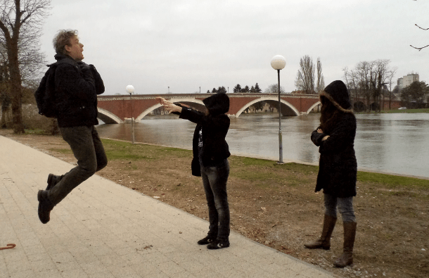 An offgame moment. Picture by Vesna Kurilić. (Izgon, Croatia, 2013)