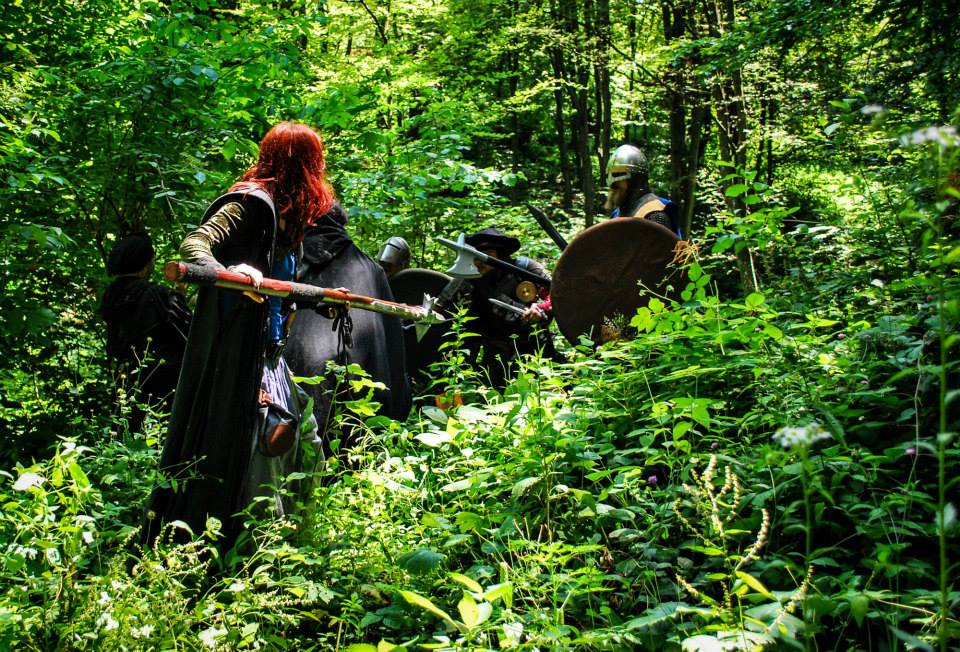 In the deep woods, clothing damage is inevitable - just like betrayal! Photo by Martina Šestić (Terra Nova, 2014)